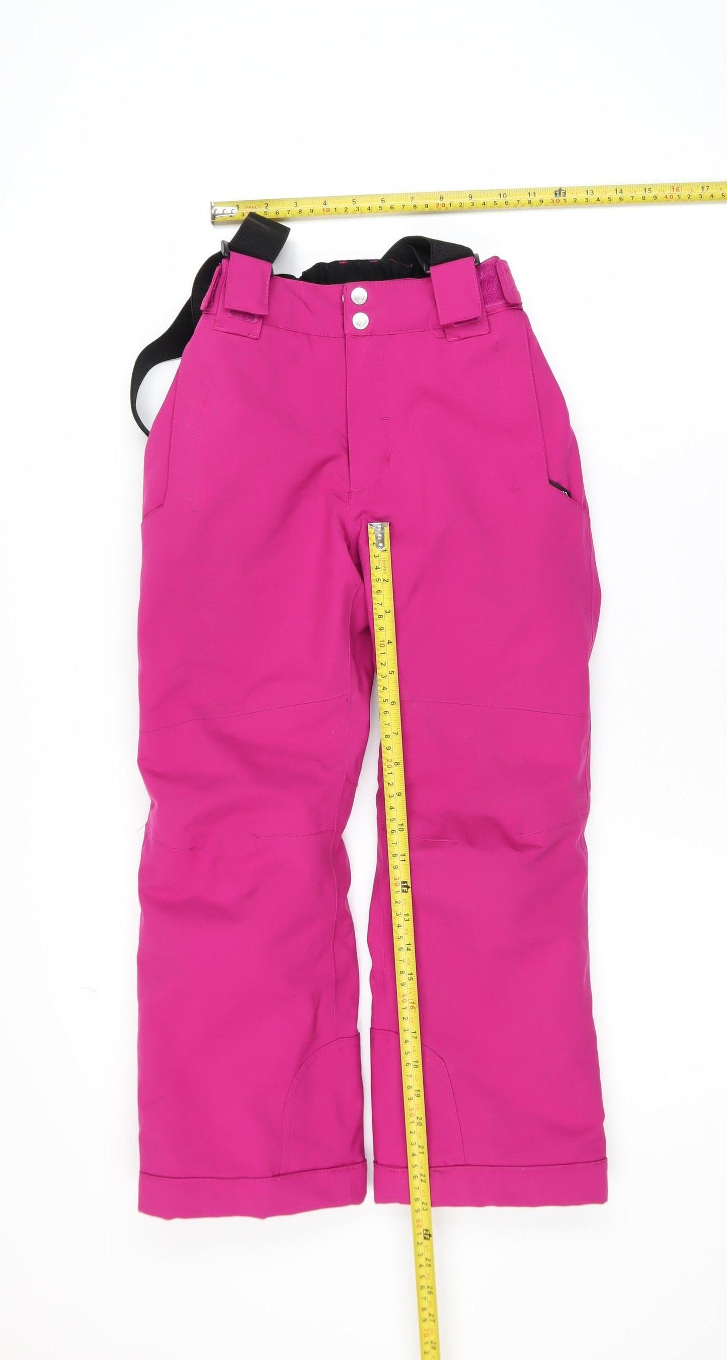 Dare 2B Girls Pink Waterproof Insulated Ski Salopettes 9-10 Years