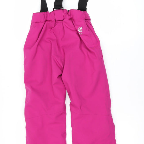 Dare 2B Girls Pink Waterproof Insulated Ski Salopettes 9-10 Years