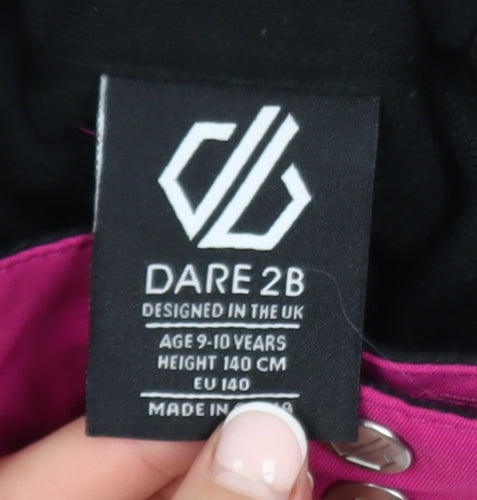 Dare 2B Girls Pink Waterproof Insulated Ski Salopettes 9-10 Years