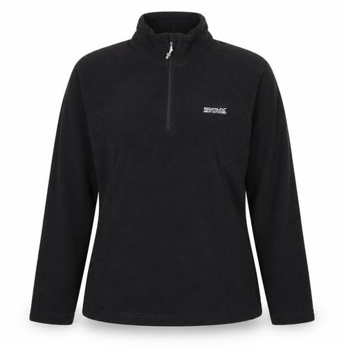 Regatta Great Outdoors Women’s Black Fleece Half Zip Jacket UK 14