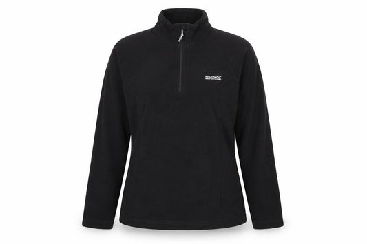 Regatta Great Outdoors Women’s Black Fleece Half Zip Jacket UK 14