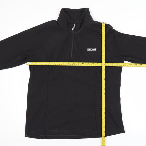 Regatta Great Outdoors Women’s Black Fleece Half Zip Jacket UK 14