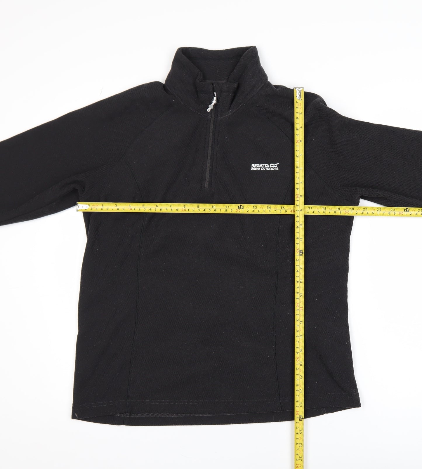 Regatta Great Outdoors Women’s Black Fleece Half Zip Jacket UK 14