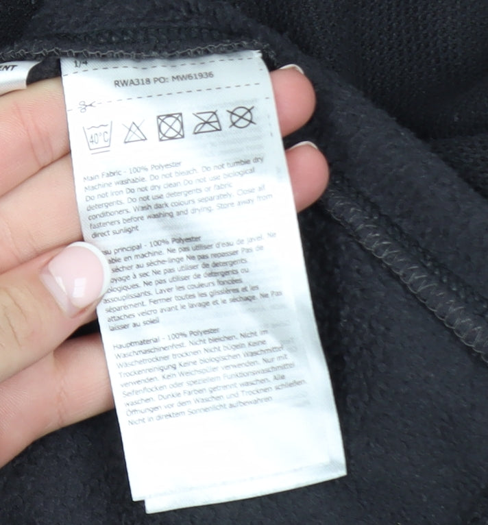 Regatta Great Outdoors Women’s Black Fleece Half Zip Jacket UK 14