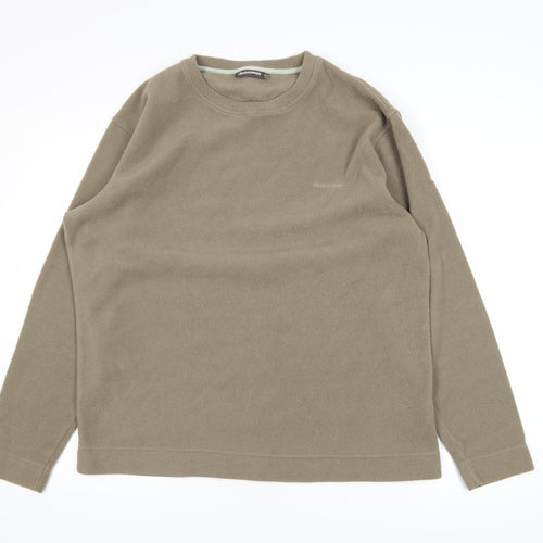 Craghoppers Men’s Brown XL Fleece Pyjama Top Long Sleeve Pullover