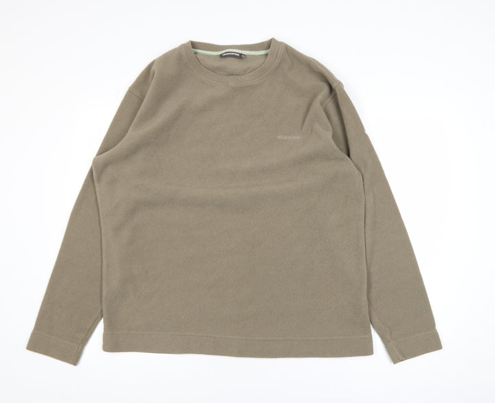 Craghoppers Men’s Brown XL Fleece Pyjama Top Long Sleeve Pullover