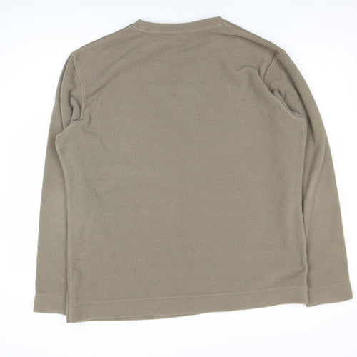 Craghoppers Men’s Brown XL Fleece Pyjama Top Long Sleeve Pullover