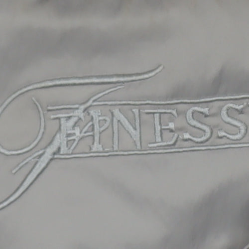 Finesse Women’s Grey Size 12 Mid-Length Zip Jacket