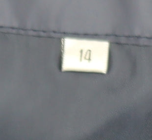 Klass Women’s Blue Quilted Full Zip Short Jacket Size 14