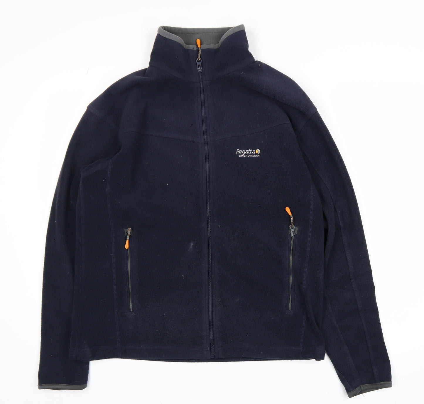 Regatta Men's Navy Blue Fleece Full Zip Jacket Size S Outdoor Wear