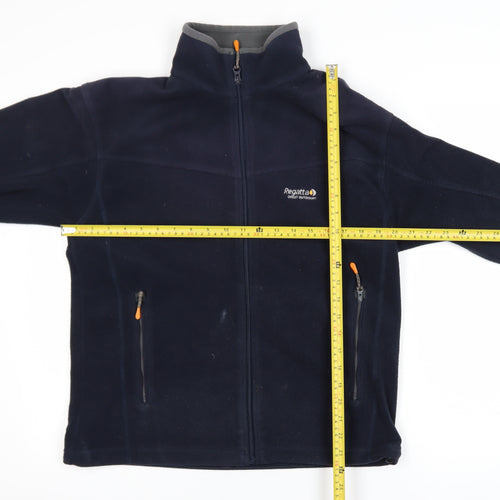 Regatta Men's Navy Blue Fleece Full Zip Jacket Size S Outdoor Wear
