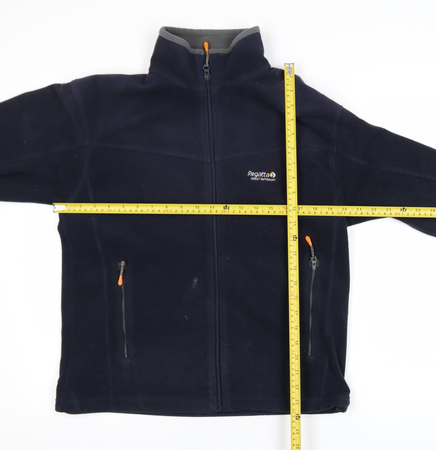 Regatta Men's Navy Blue Fleece Full Zip Jacket Size S Outdoor Wear
