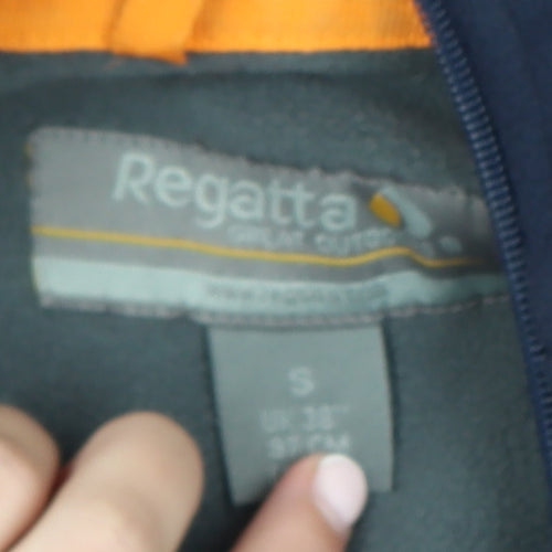 Regatta Men's Navy Blue Fleece Full Zip Jacket Size S Outdoor Wear