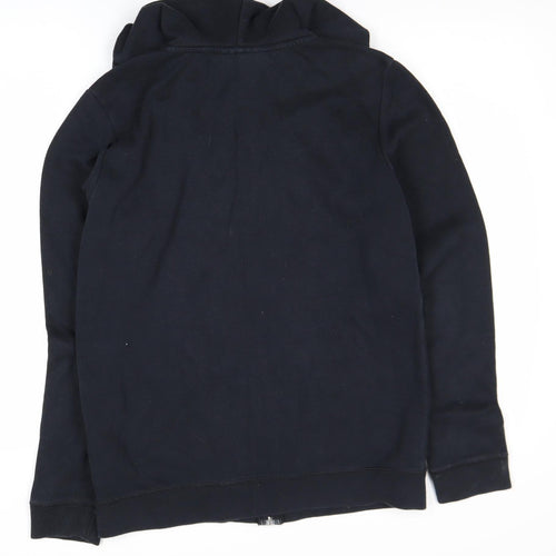 Under Armour Boys Black XL Full Zip Hooded Fleece Active Jacket