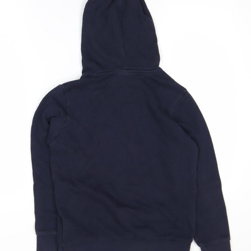 Champion Boys Navy Pullover Hoodie Large 11-12 Years Cotton Blend