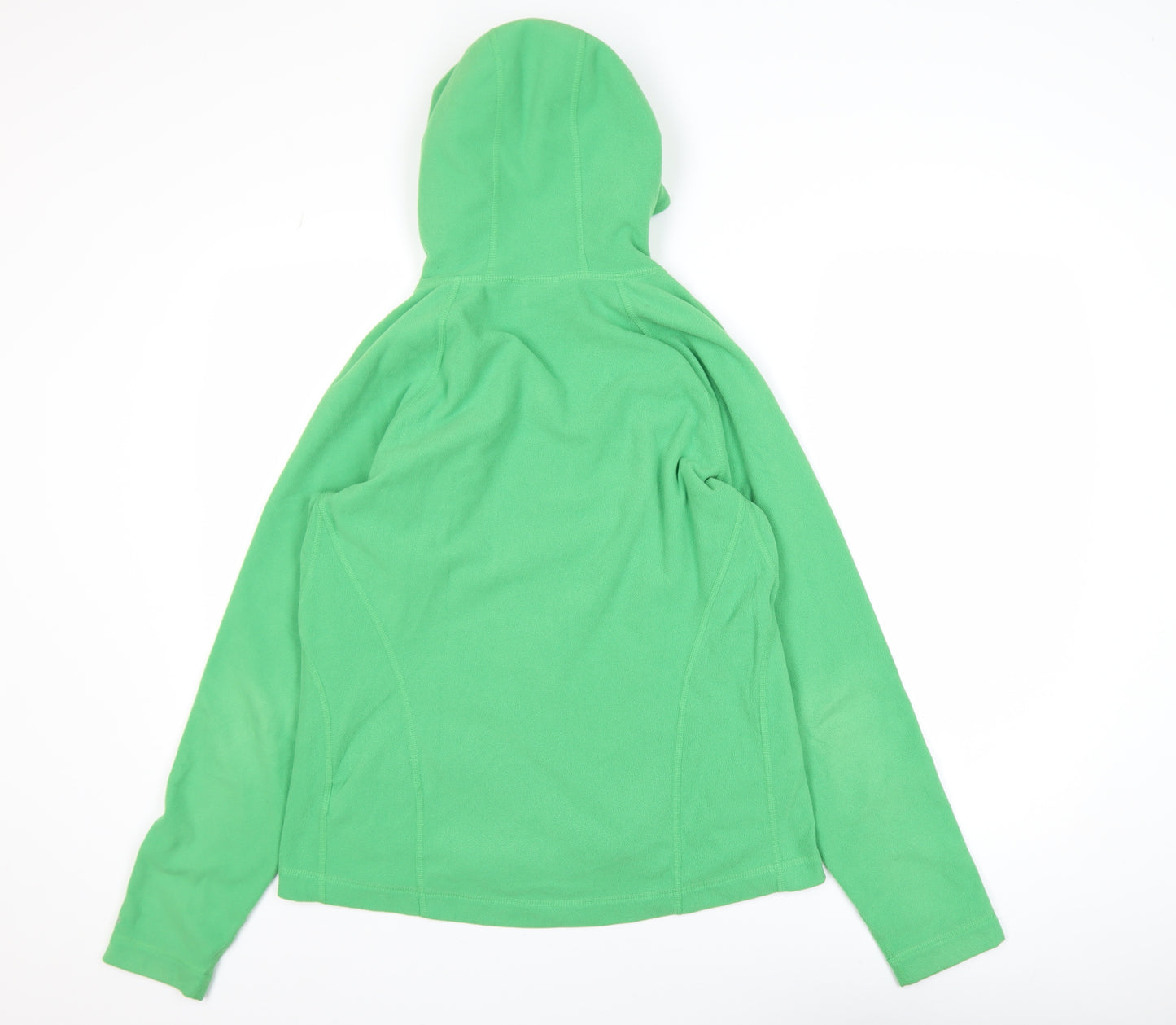 The North Face Women's Green Fleece Full Zip Hooded Active Jacket Size L