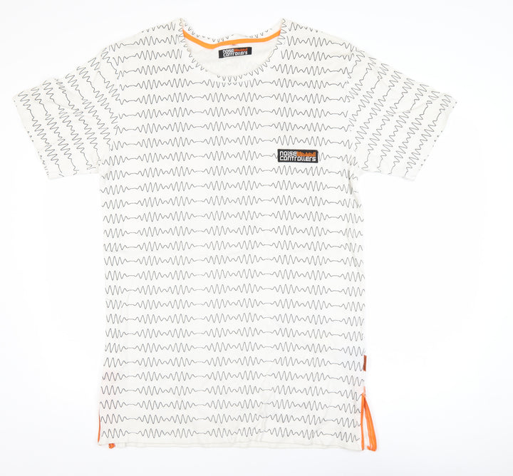Noisecontrollers Men's White XL Graphic Music T-Shirt Cotton