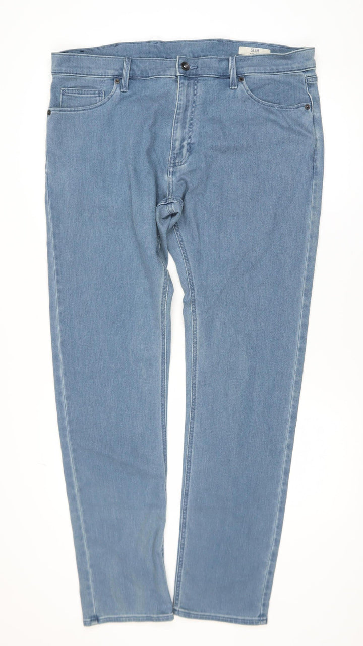 Marks and Spencer Men’s Blue Slim Fit Denim Jeans W40 L33