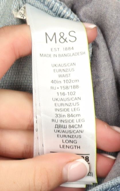 Marks and Spencer Men’s Blue Slim Fit Denim Jeans W40 L33