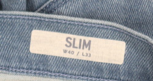 Marks and Spencer Men’s Blue Slim Fit Denim Jeans W40 L33