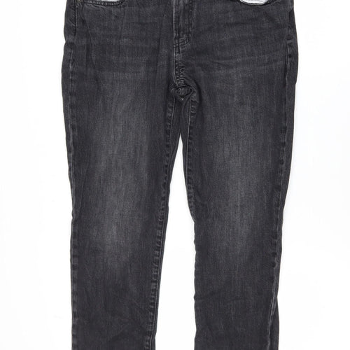 GAP Women’s Black Boyfriend Jeans Size 8 Relaxed Fit Denim