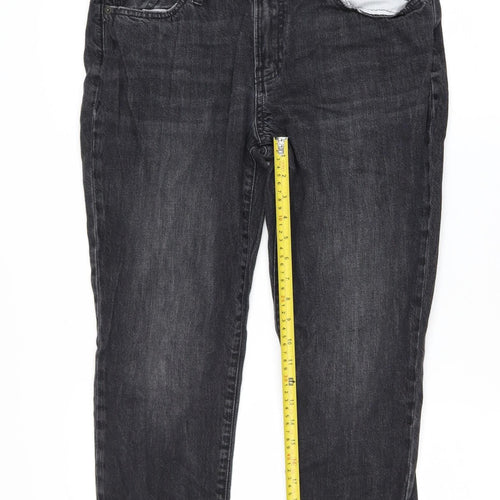 GAP Women’s Black Boyfriend Jeans Size 8 Relaxed Fit Denim