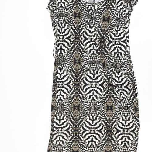 Wallis Women’s Multicoloured Animal Print Bodycon Dress Size 12