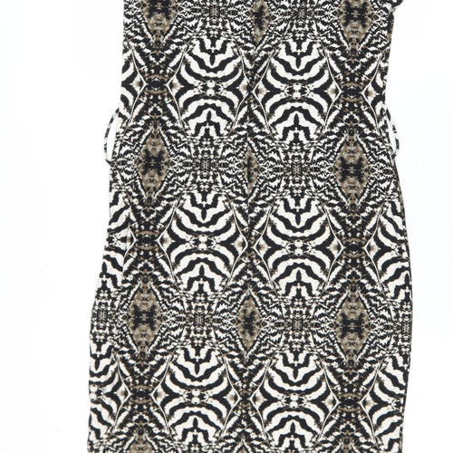 Wallis Women’s Multicoloured Animal Print Bodycon Dress Size 12