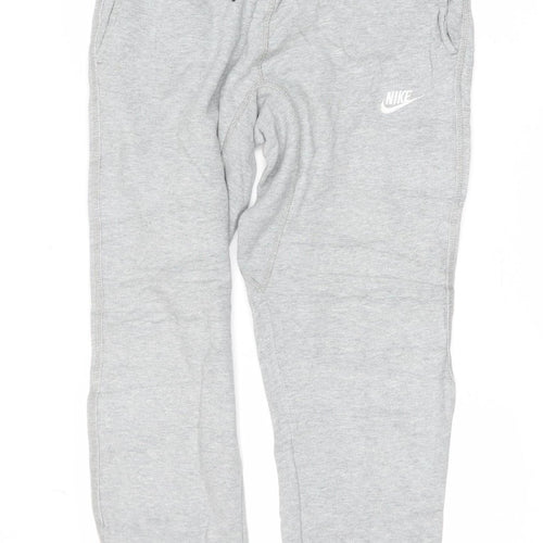 Nike Men's Grey Jogger Sweatpants S Regular Fit Cotton