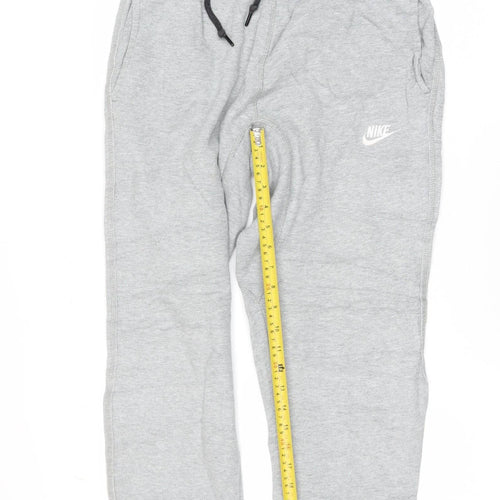 Nike Men's Grey Jogger Sweatpants S Regular Fit Cotton