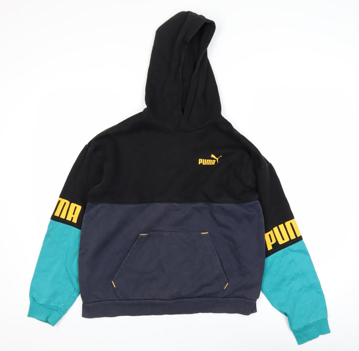 Puma Boys Multicoloured Pullover Hoodie 13-14 Years Cotton Blend