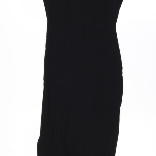 New Look Women's Black Size 8 Bodycon Midi Dress