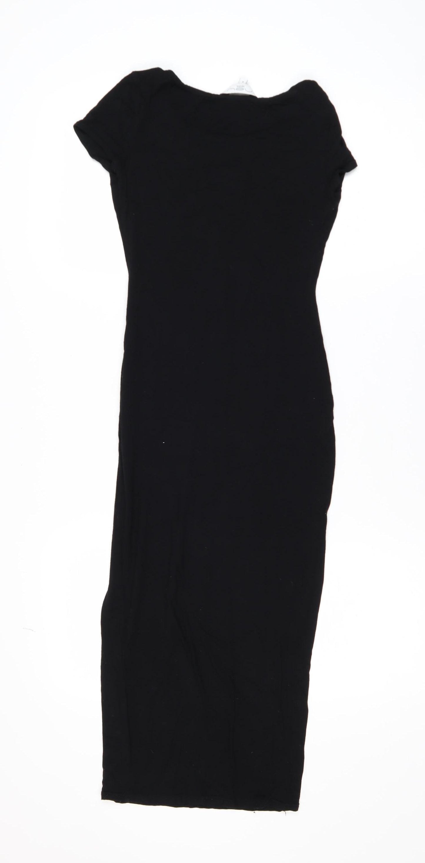 New Look Women's Black Size 8 Bodycon Midi Dress