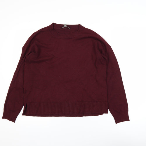 Oasis Unisex Red Medium Crew Neck Pullover Jumper