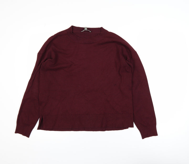Oasis Unisex Red Medium Crew Neck Pullover Jumper