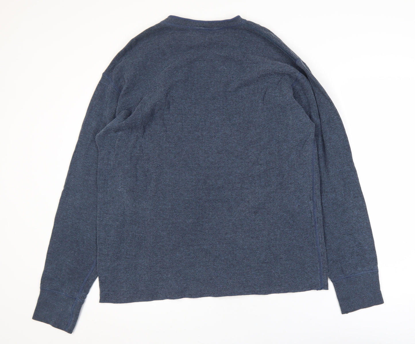 L.L. Bean Men's Blue Cotton Pullover Crew Neck Sweatshirt Size L