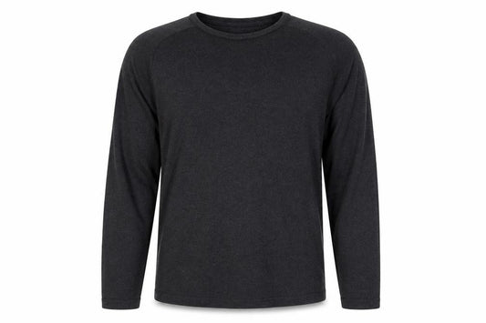 Front view of Red Herring Men's Black Cotton Crew Neck jumper XL
