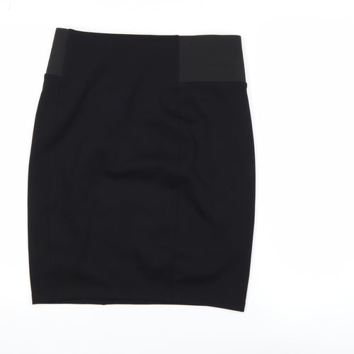 Vero Moda Women's Black Pencil Skirt L Stretch Knee Length Workwear