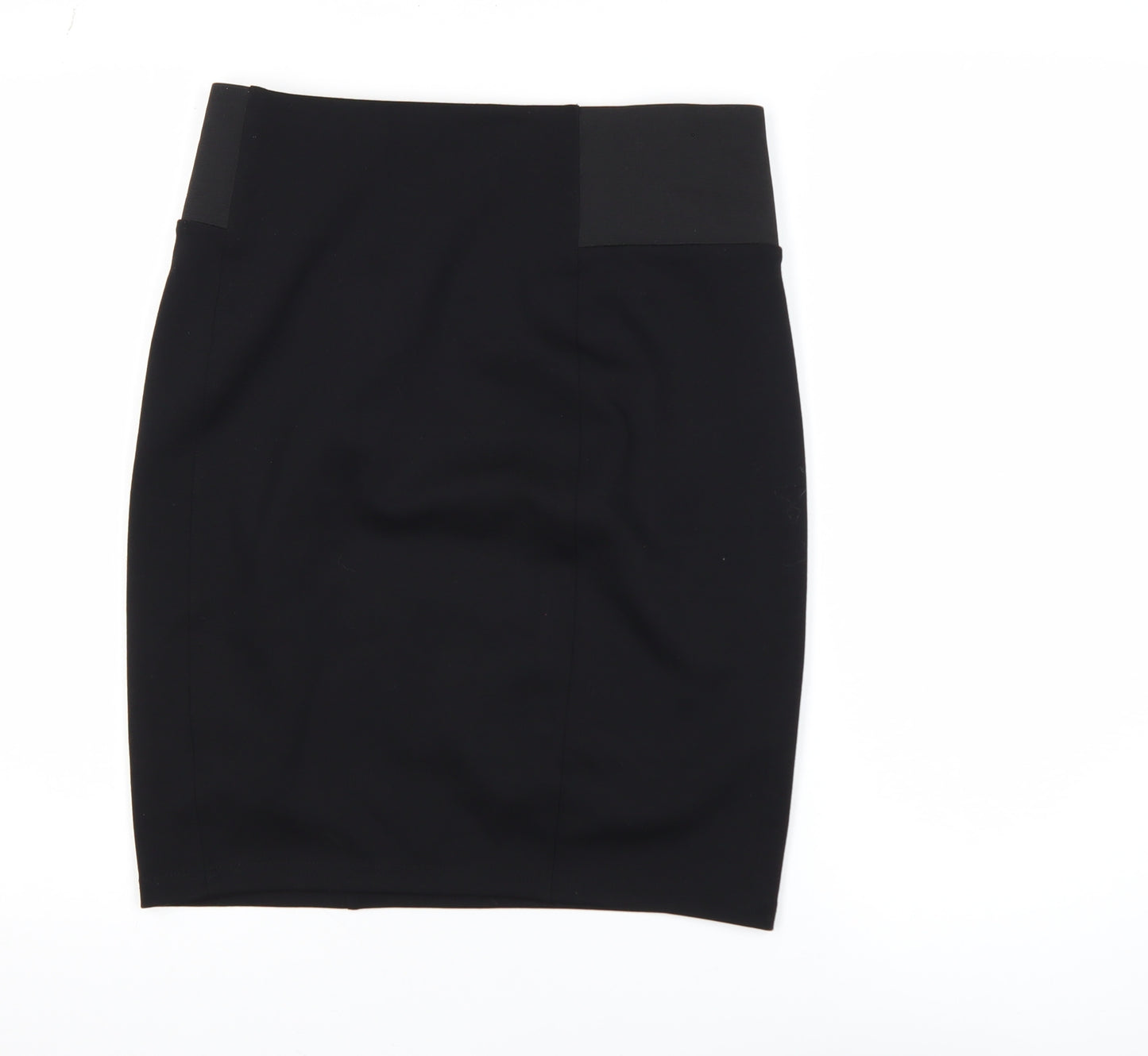 Vero Moda Women's Black Pencil Skirt L Stretch Knee Length Workwear