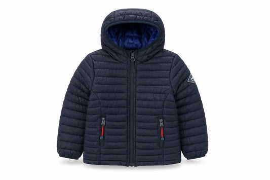 Joules Boys Blue Hooded Puffer Jacket 2 Years Lightweight Winter Coat