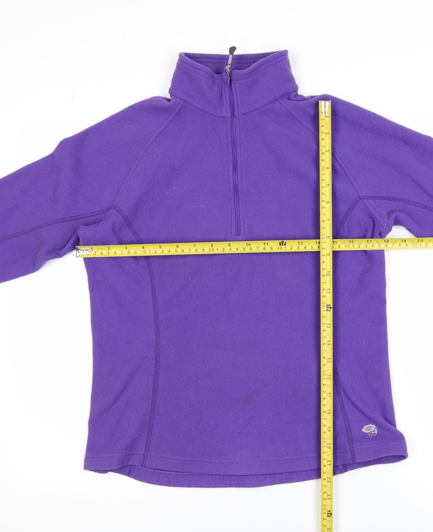 Mountain Hardwear Women Purple Fleece 1/2 Zip Active Jacket Size M