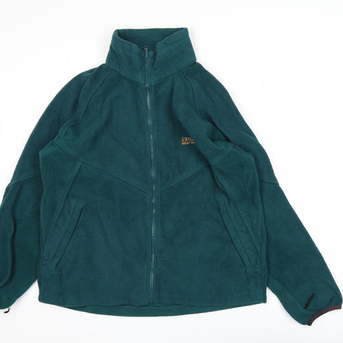 Regatta Men's Green Full Zip Fleece Jumper Size M Outdoor Warm