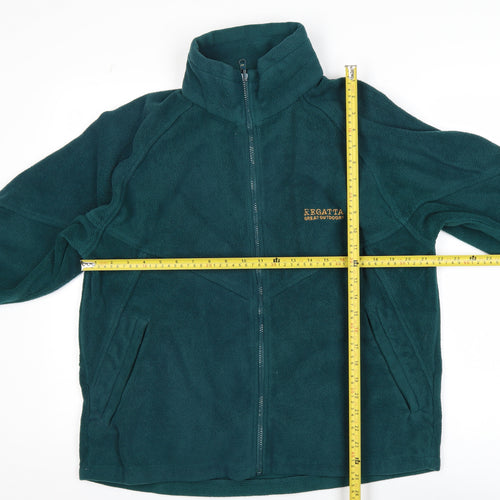 Regatta Men's Green Full Zip Fleece Jumper Size M Outdoor Warm