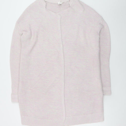 GAP Womens Pink Cotton Knit Long Sleeve Open Cardigan M