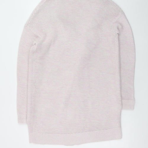 GAP Womens Pink Cotton Knit Long Sleeve Open Cardigan M