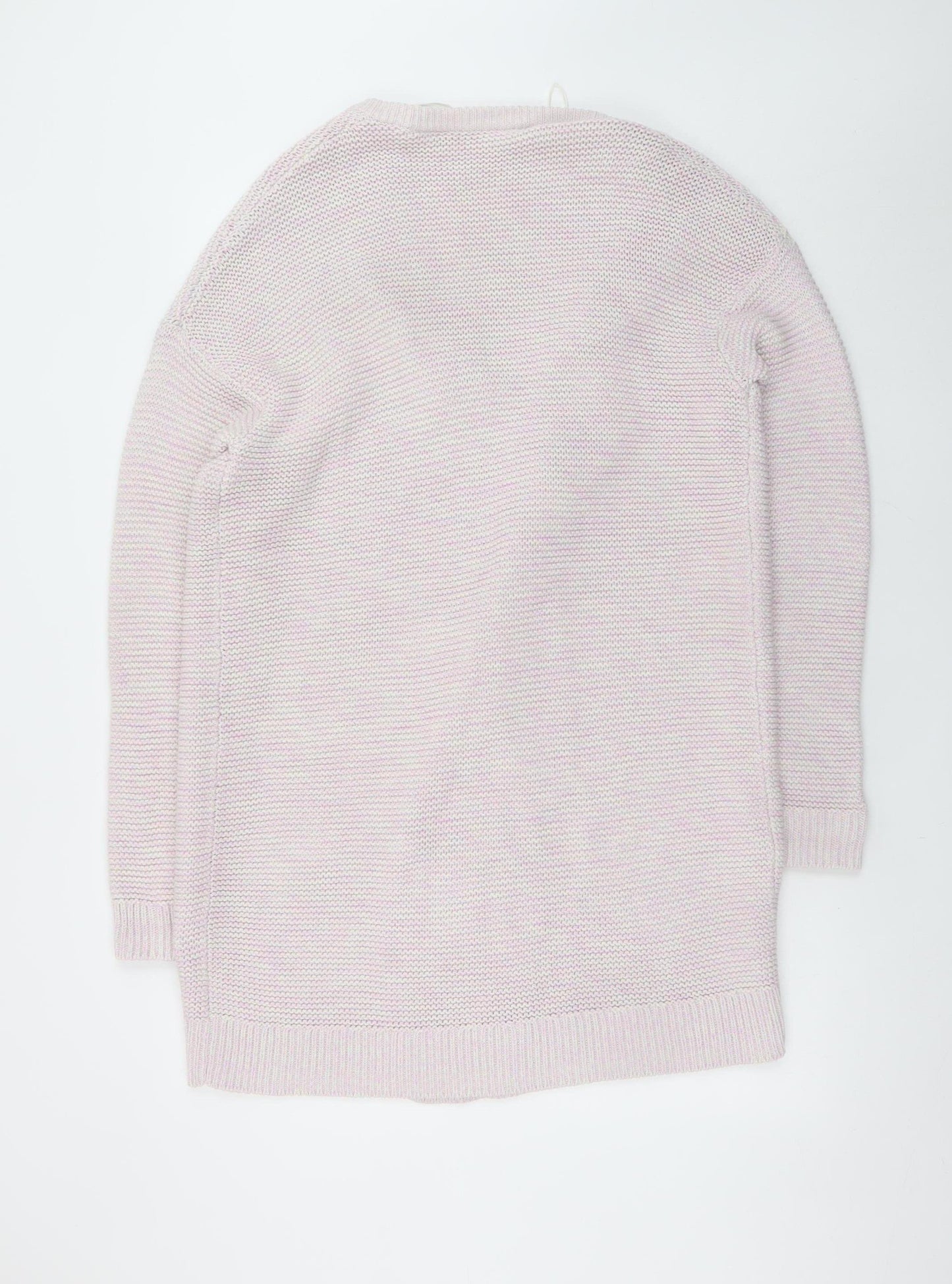 GAP Womens Pink Cotton Knit Long Sleeve Open Cardigan M