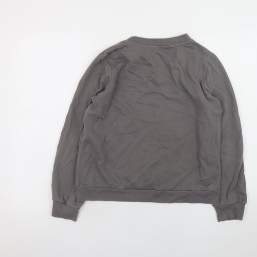 The Rolling Stones Womens Grey Medium Pullover Sweatshirt