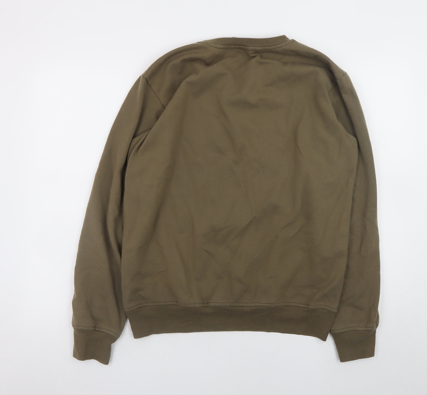 Nicce London Men’s Brown Crew Neck Logo Sweatshirt Size L