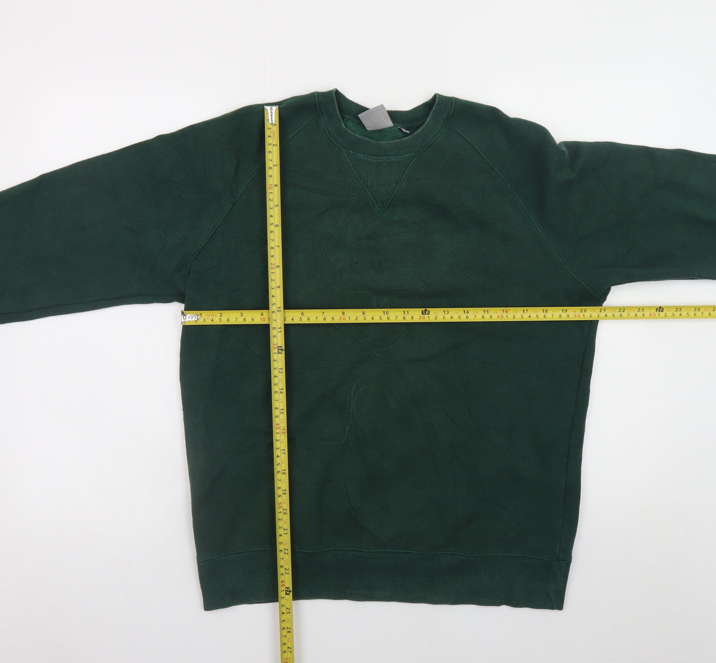 Carhartt Men's Green Pullover Crew Neck Sweatshirt M