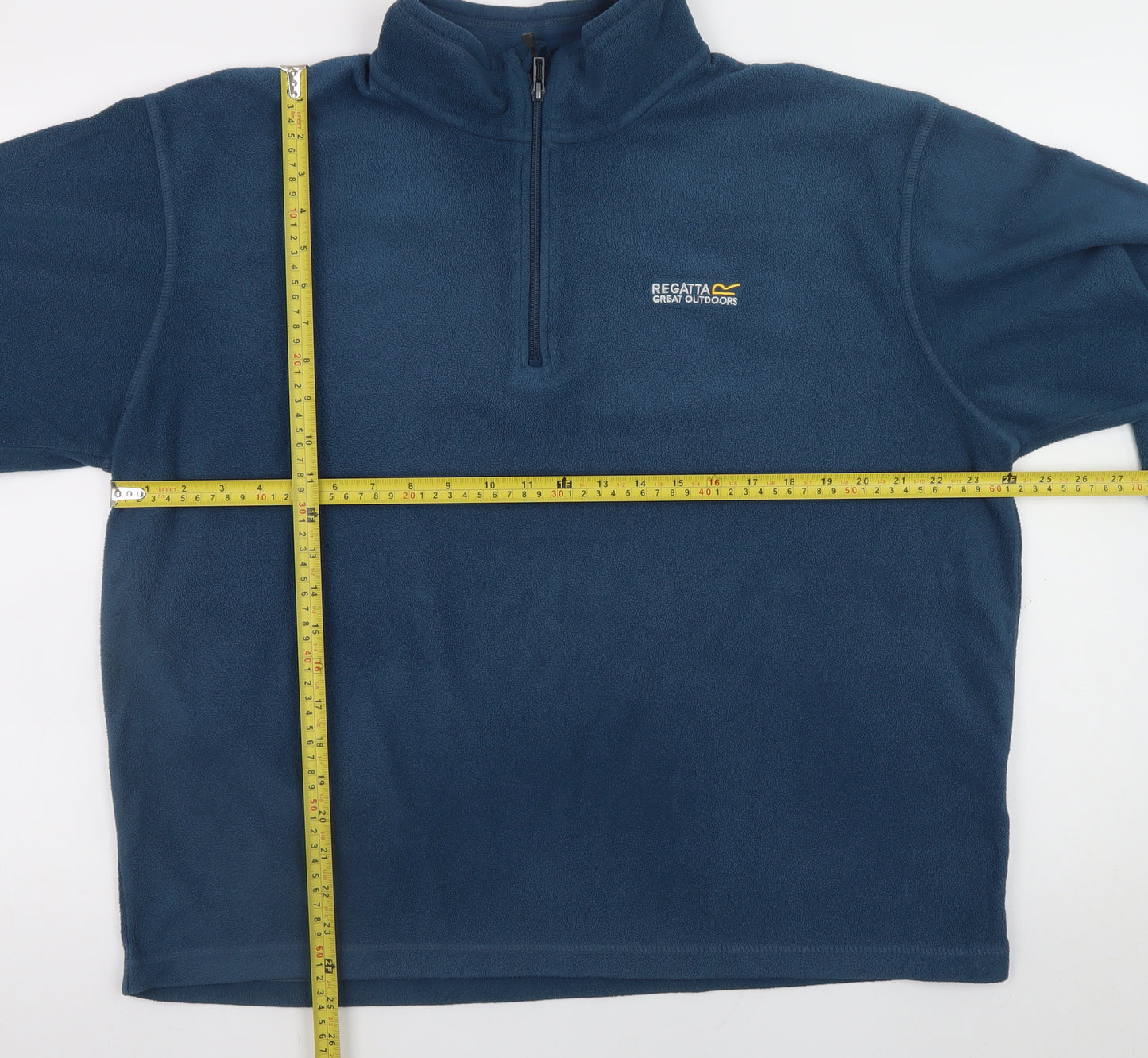 Regatta Men’s Blue XL Fleece 1/4 Zip Pullover Sweatshirt